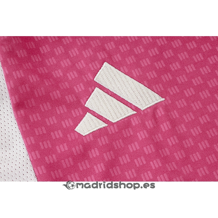 Chandal del Real Madrid Manga Corta 26-27 Rosa - Pantalon Corto